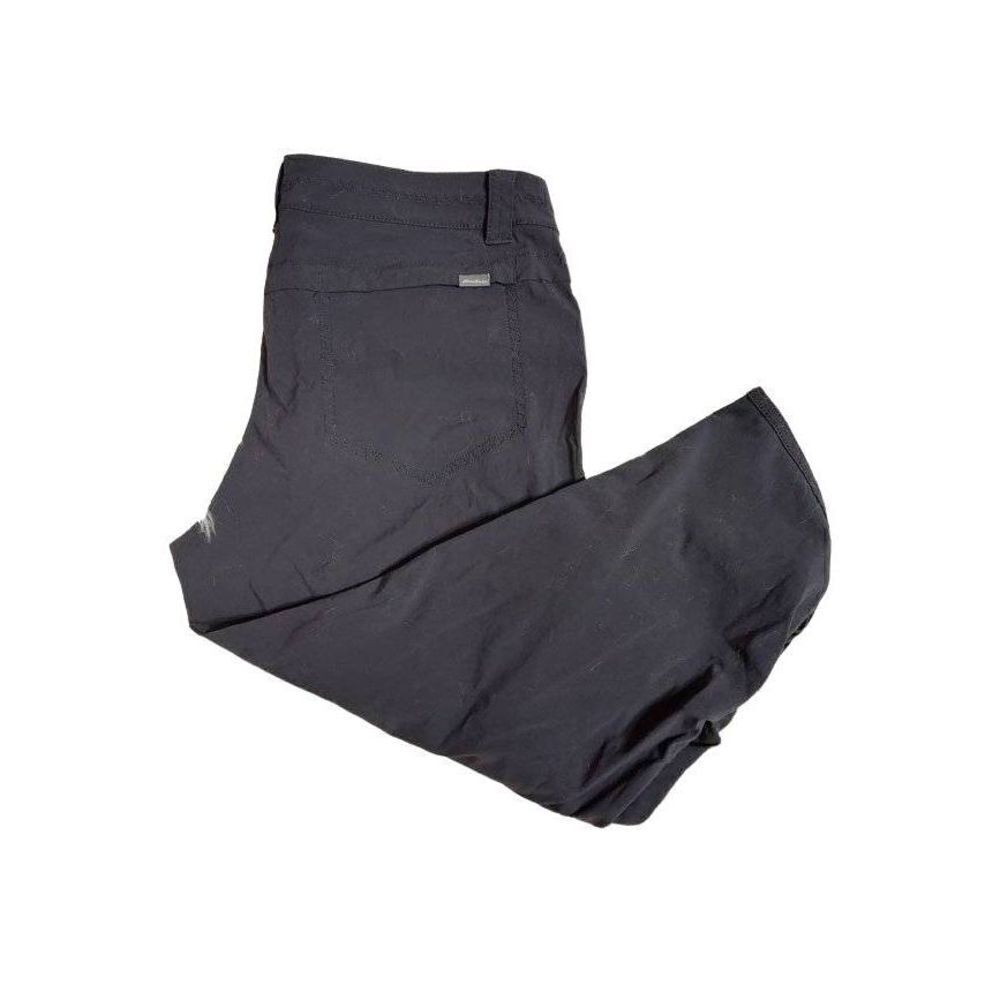 Eddie Baur Women's black capri hiking walking pants‎ Sz 8